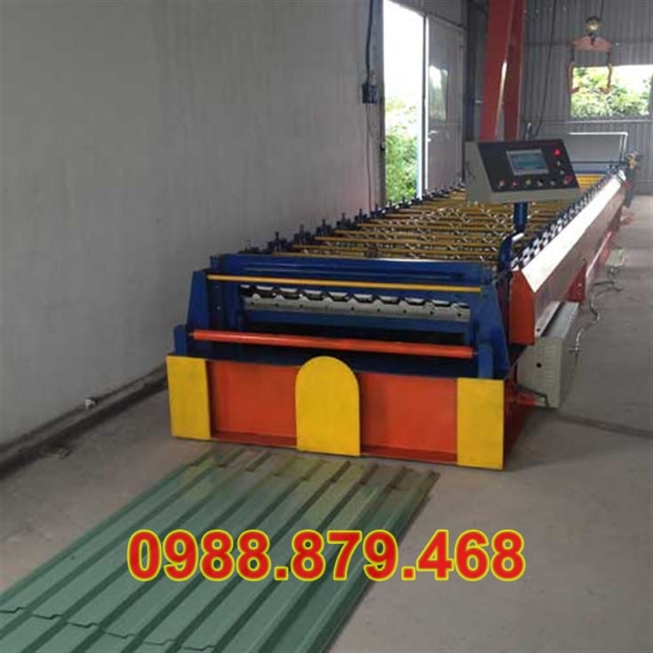 Máy Cán Tôn 1 Tần 9 Sóng